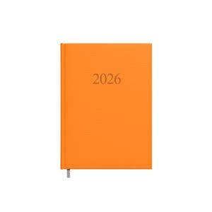 Kalendorius MANAGER A5, 2026m oranžinės spalvos, PU