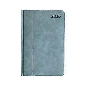 Kalendorius PREMIER PLUS 2026 , PU, A5, turkio spalvos