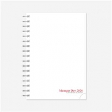 Vidaus blokas-kalendorius BUROODISAIN MANAGER DAY ,2026m. A5