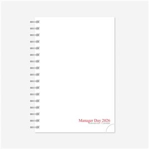 Vidaus blokas-kalendorius BUROODISAIN MANAGER DAY ,2026m. A5