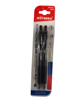 Tušinukas gelinis 2vnt 0,7mm juodos sp MOTARRO