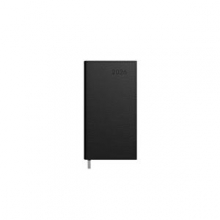 Darbo knyga MIDI MEMORY 90x168mm juoda 2026m