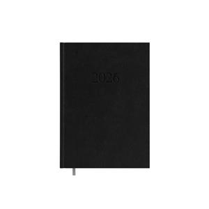 Darbo knyga 2026m. A5 MANAGER juoda spalva, PVC