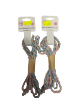 Virvutė elastinė įv.spalvų 5mmx1m 2vnt