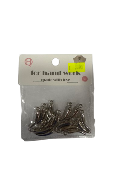 Pakabukas sidabro sp.15vnt.21mm