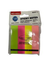 Lipnūs lapeliai užrašams 19x76mm 4sp x 100l MOTARRO