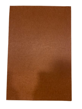 Dirbtinio veltinio lakštas (filcas) A2 40x60cm 2mm rudos sp MOTARRO