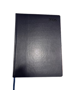 Kalendorius VADOVAS AMBASSADOR A4 , PU mėlynos sp.