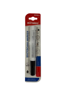 Markeris MOTARRO baltai lentai 3mm juodos sp