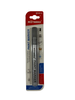 Markeris MOTARRO aliejinis 3,0mm sidabro spalvos