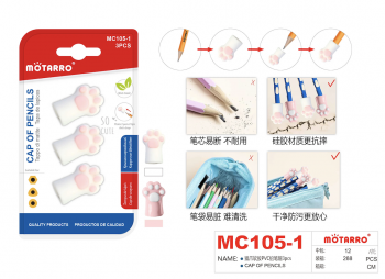 Pieštukų kamšteliai 3vnt MOTARRO