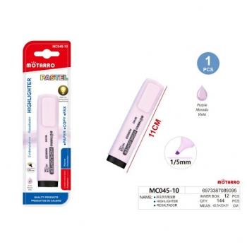 Teksto žymeklis 1-5mm violetinės sp MOTARRO