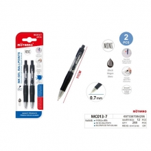 Tušinukas gelinis 2vnt 0,7mm juodos sp MOTARRO