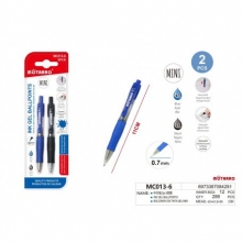 Tušinukas gelinis 2vnt 0,7mm mėlynos juodos sp MOTARRO