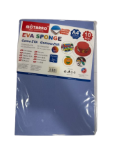 Putgumės lakštų rinkinys lipnus A4 10lapų 2mm šv.mėlyna spalva MOTARRO