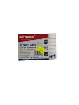 Lapeliai užrašams 65x95mm 100l linija 180gm2 MOTARRO