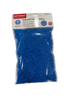 Polistirolio rutuliukai 2-3mm 9g mėlynos sp MOTARRO