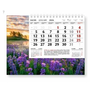 Stalo kalendorius trikampis Jūra 20.5x16cm