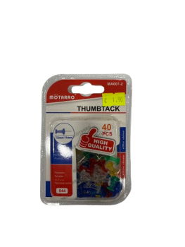 Smeigtukai kamštinei lentai 40vnt MOTARRO