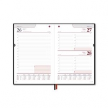 Darbo knyga 2026 m. A5 rudos spalvos