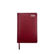 Darbo kalendorius 2026m. A5 tamsiai vyšninės spalvos