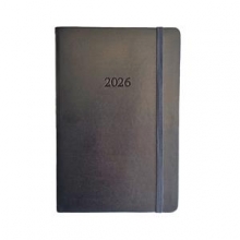 Darbo kalendorius 2026 m. A5 juodas savaitinis