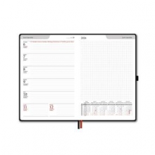 Darbo knyga 2026 A5 savaitinis žalios spalvos