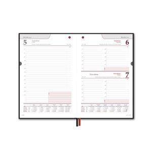 Darbo knyga 2026 m. A5 mėlynos spalvos