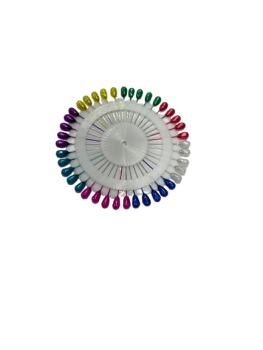 Adatėlės smeigtukai su plastikine spalvota galvute 40 vnt. – patogus ir spalvingas pasirinkimas