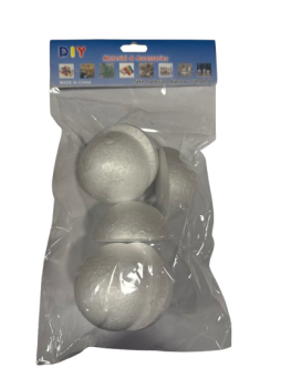 Pusrutuliai iš polistirolio diametras 55mm 6vnt