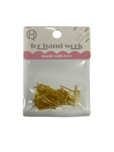 Adatėlės dekoracijoms aukso sp.0,7x18mm,100vnt.