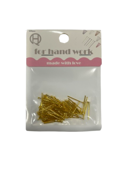 Adatėlės dekoracijoms aukso sp.0,7x18mm,100vnt.