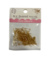 Adatėlės dekoracijoms aukso sp.0,7x20mm,120vnt.