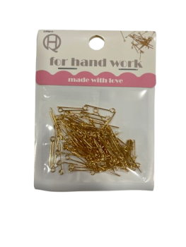 Adatėlės dekoracijoms aukso sp.0,7x20mm,120vnt.