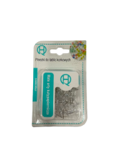 Adatėlės-smeigtukai su skaidre galvute 24mm., 50vnt.