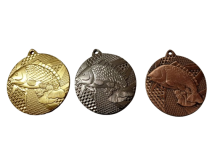 Medalis ŽVEJYBA 5cm. auksinis, sidabrinis, bronzinis