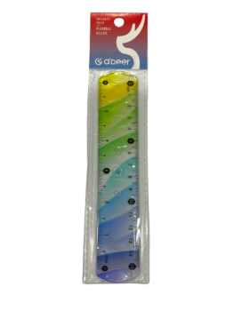 Liniuotė 15 cm plastikinė VIP ADEER