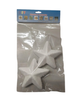 Žvaigždė iš polistirolio diametras 90mm 2vnt