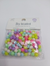 Karoliukai biseris vėrimui įvairių pastelinių sp 30g