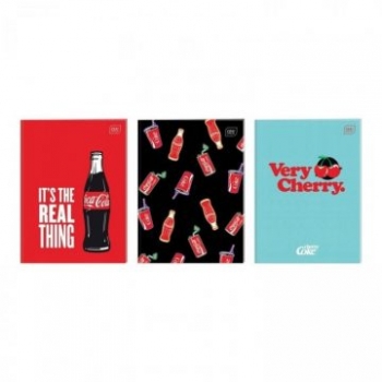 Kontorinis sąsiuvinis A4/32l,lang. 70g/m2,Coca-Cola,INTRDRUK