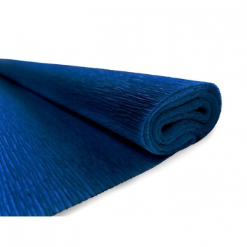 Krepinis popierius tamsiai mėlynas