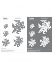 Lipdukai balta, juoda po 1vnt