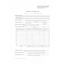 Medienos gabenimo važtaraščiai 50 vnt.