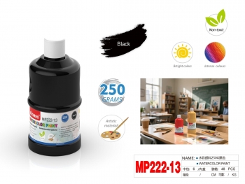 Akvareliniai dažai 250ml juodos sp. MOTARRO