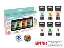 Akriliniai dažai 6spalvos x 30ml MOTARRO