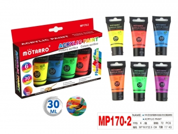 Akriliniai dažai 6spalvos x 30ml MOTARRO