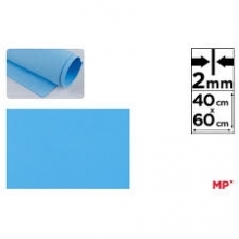 Putgumės lapas 400x600mm 2mm mėlynos spalvos MOTARRO