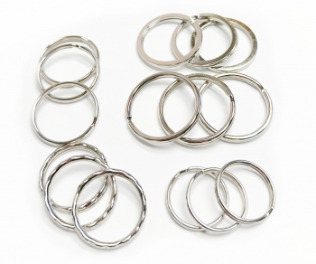 Raktų žiedai, metalas 8vnt