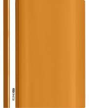 Plastikinis segtuvėlis skaidriu viršeliu A4 oranžinės spalvos