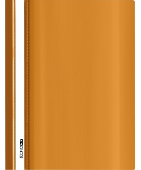 Plastikinis segtuvėlis skaidriu viršeliu A4 oranžinės spalvos